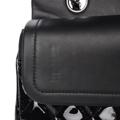 Chanel Patent Quilted Medium Double Flap Black 9 of 9