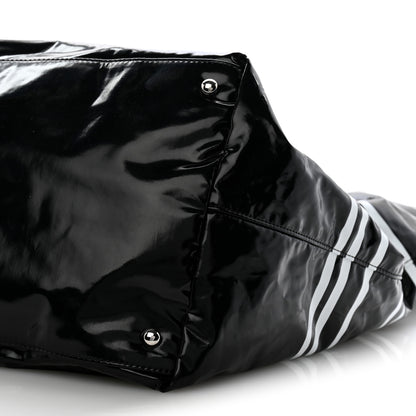 Chanel Vinyl Large La Pausa Bay Shopping Bag Black 10 of 12