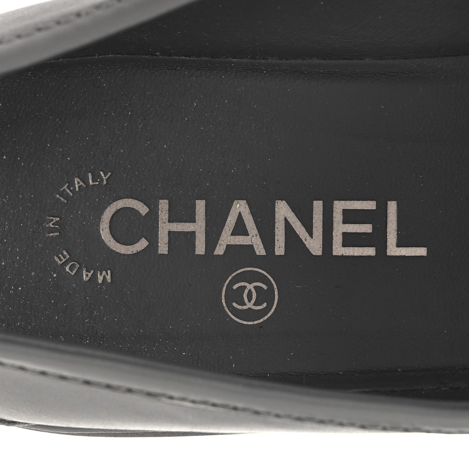Chanel Lambskin Quilted CC Turnlock Loafers 40.5 Grey 9 of 9