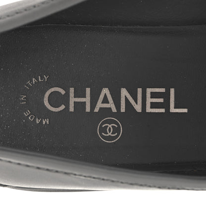 Chanel Lambskin Quilted CC Turnlock Loafers 40.5 Grey 9 of 9