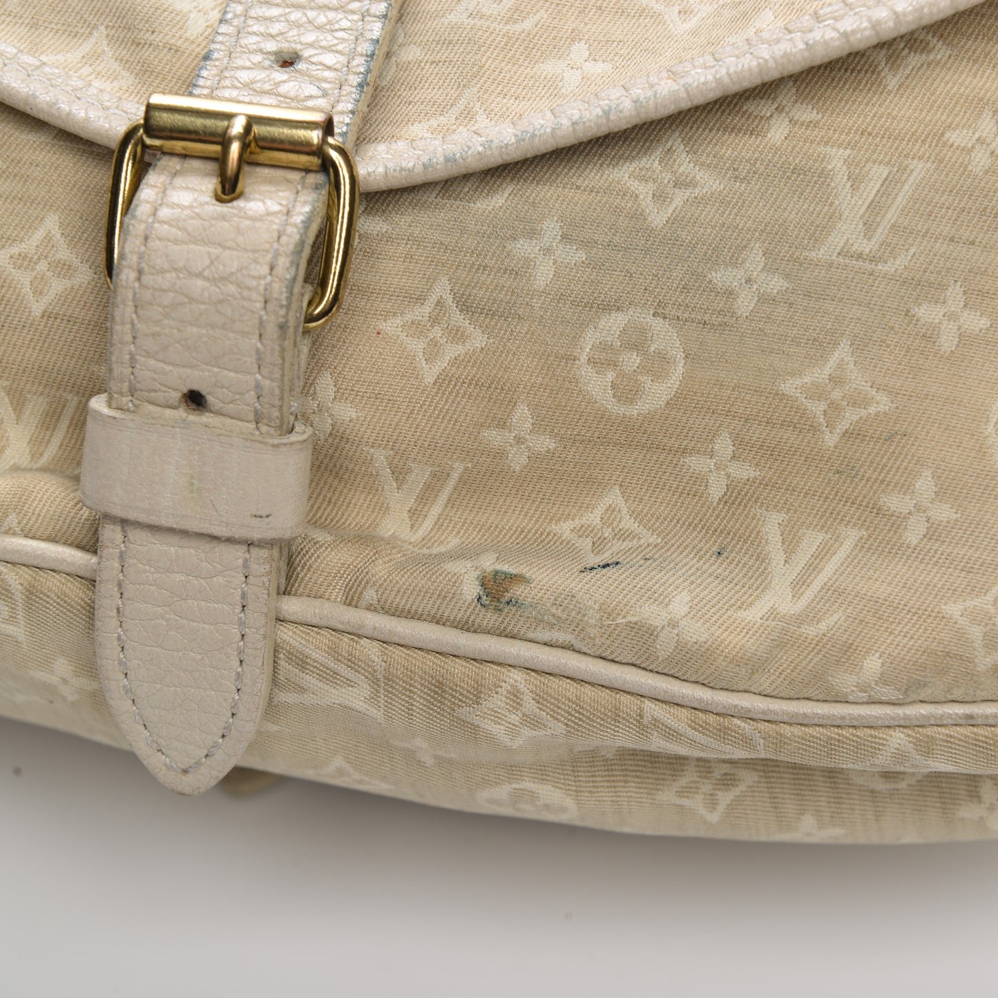 Monogram Mini Lin Saumur Dune