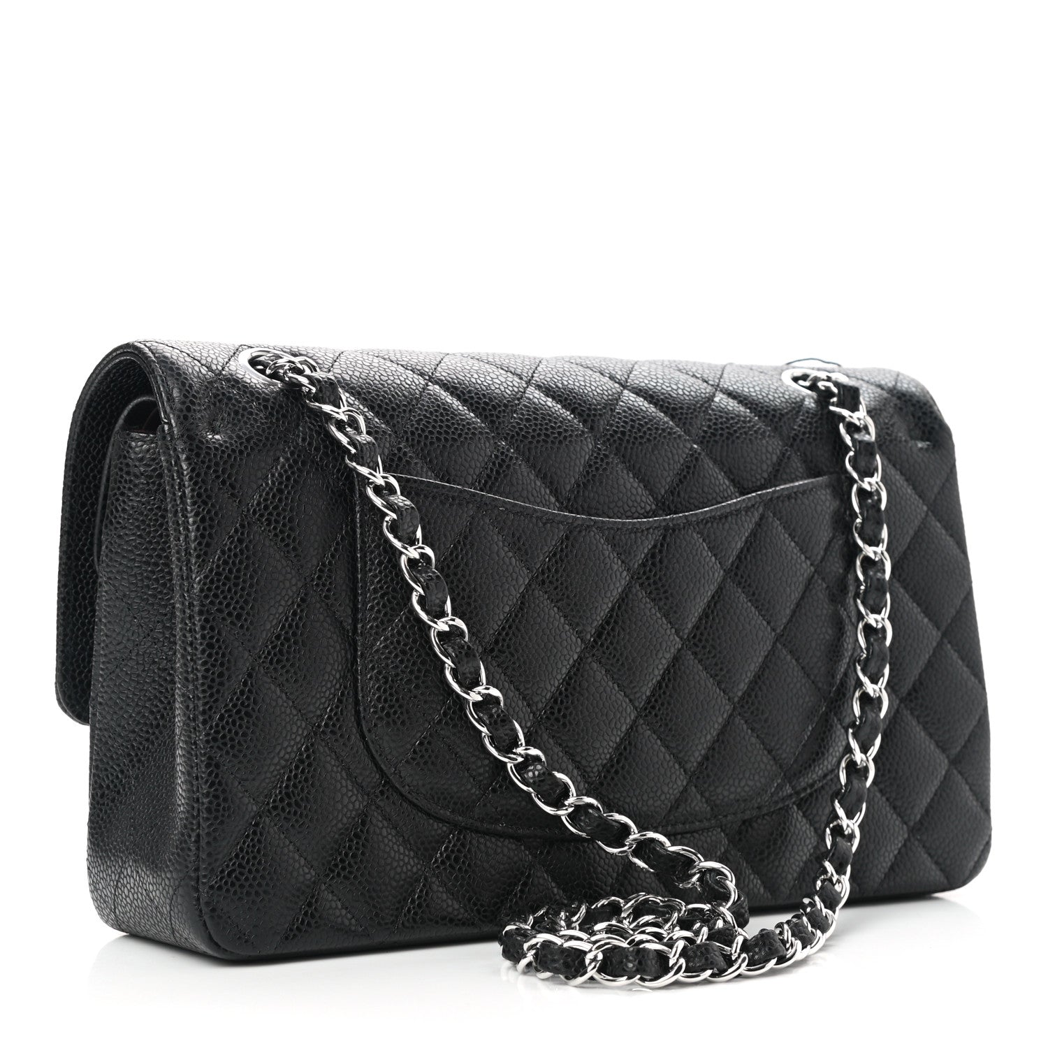 Chanel Caviar Quilted Medium Double Flap Black 3 of 11