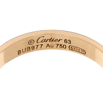 Cartier 18K Yellow Gold 3.5mm LOVE Wedding Band Ring 63 10.25 4 of 5