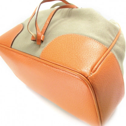 Prada Canvas Leather Drawstring Tote 5 of 12