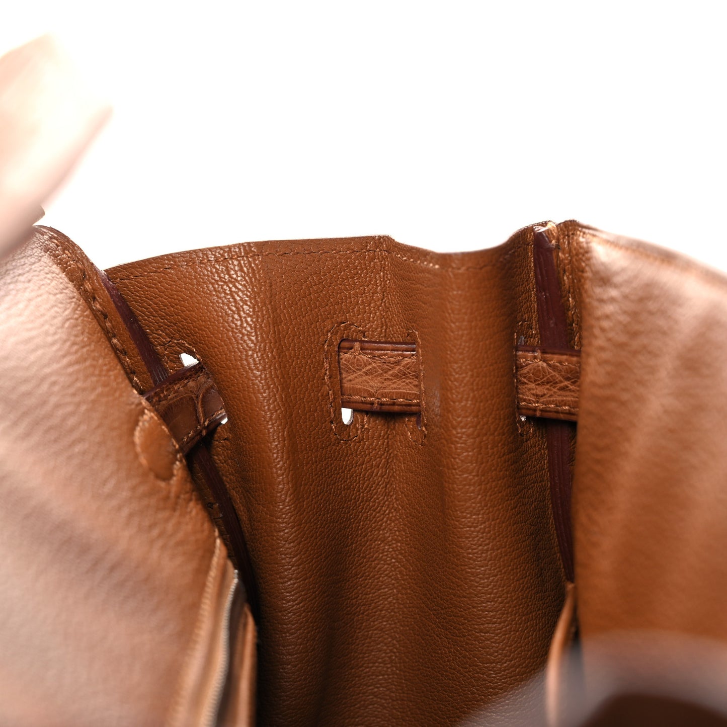 Togo Matte Alligator Birkin Touch 25 Gold