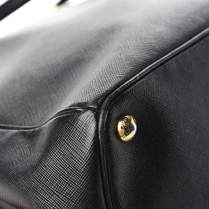 Prada Saffiano Lux Extra Large Galleria Double Zip Tote Black 14 of 16
