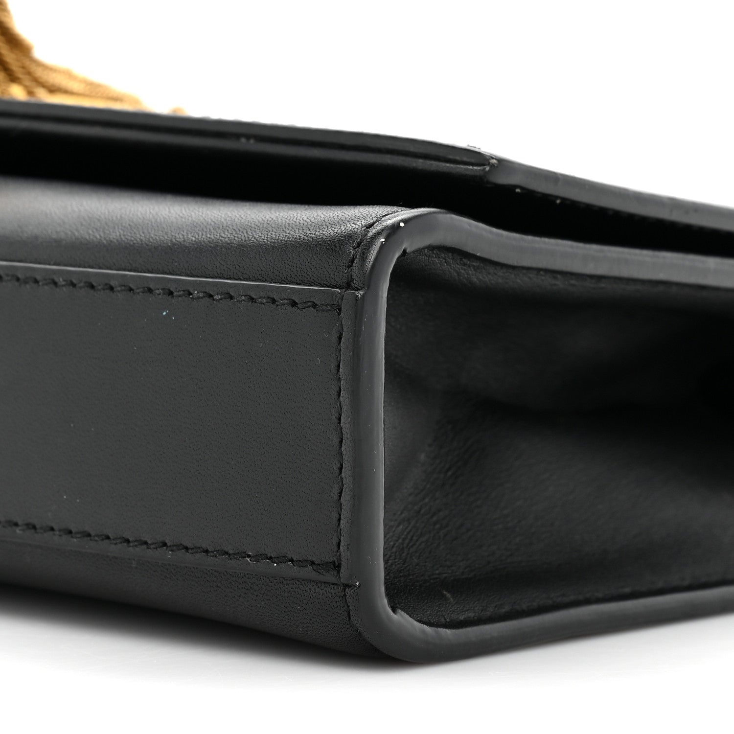 Saint Laurent Smooth Calfskin Medium Classic Monogram Kate Tassel Satchel Black 7 of 14