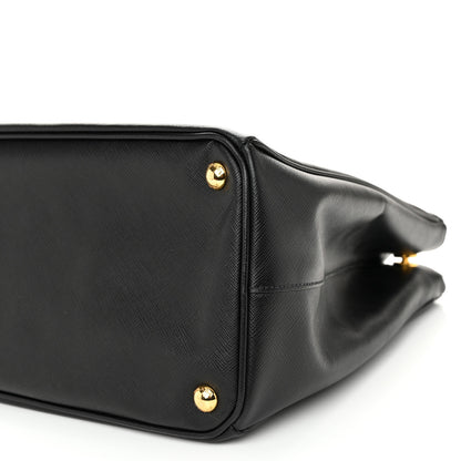 Prada Saffiano Large Galleria Double Zip Tote Black 11 of 14