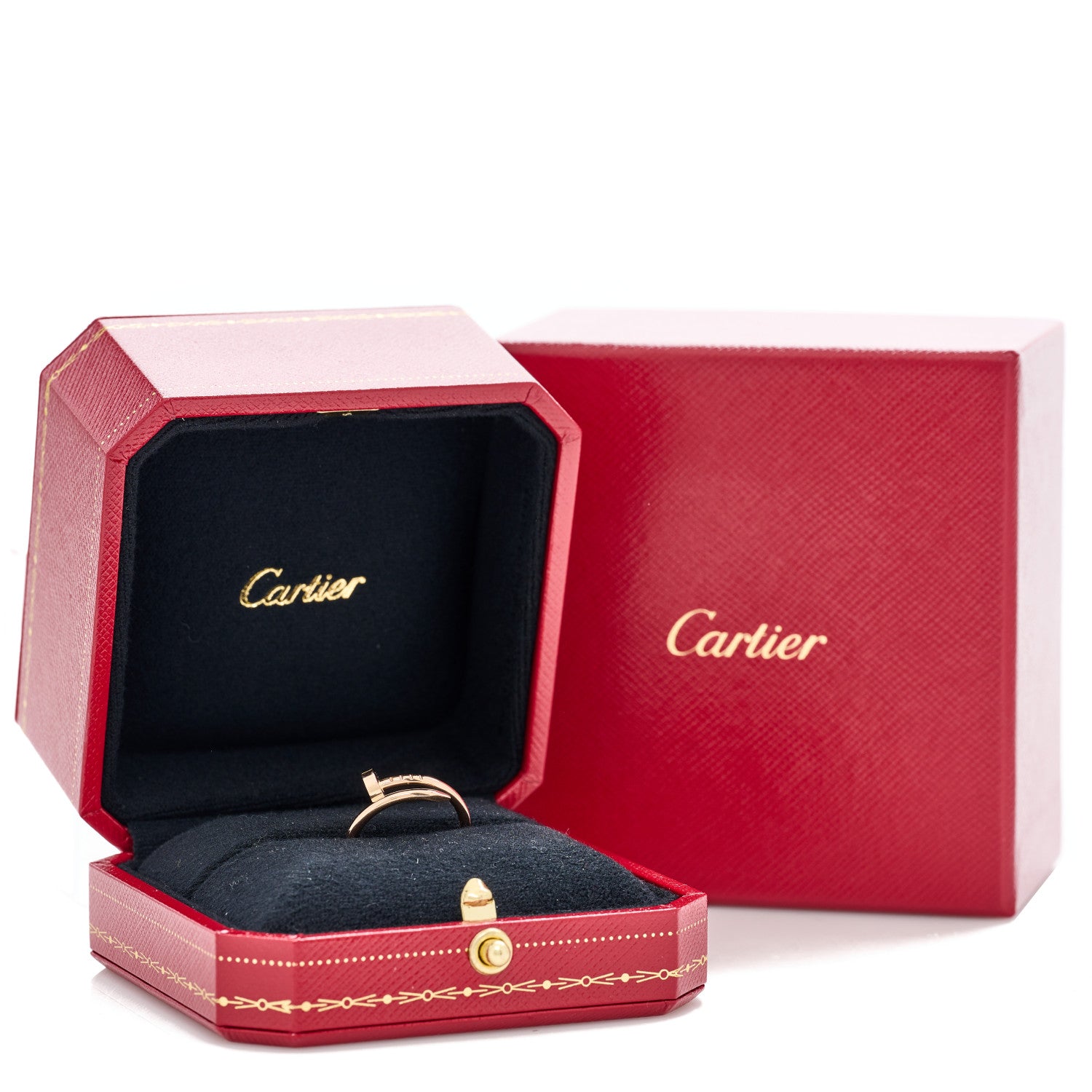 Cartier 18K Pink Gold Small Juste Un Clou Ring 49 5 5 of 5