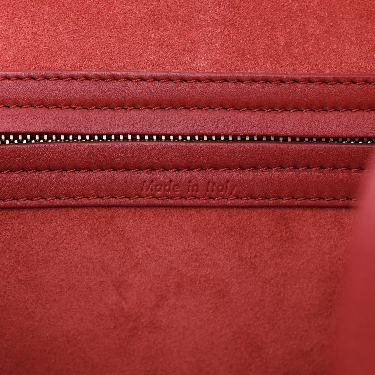 Supple Calfskin Medium Phantom Luggage Red