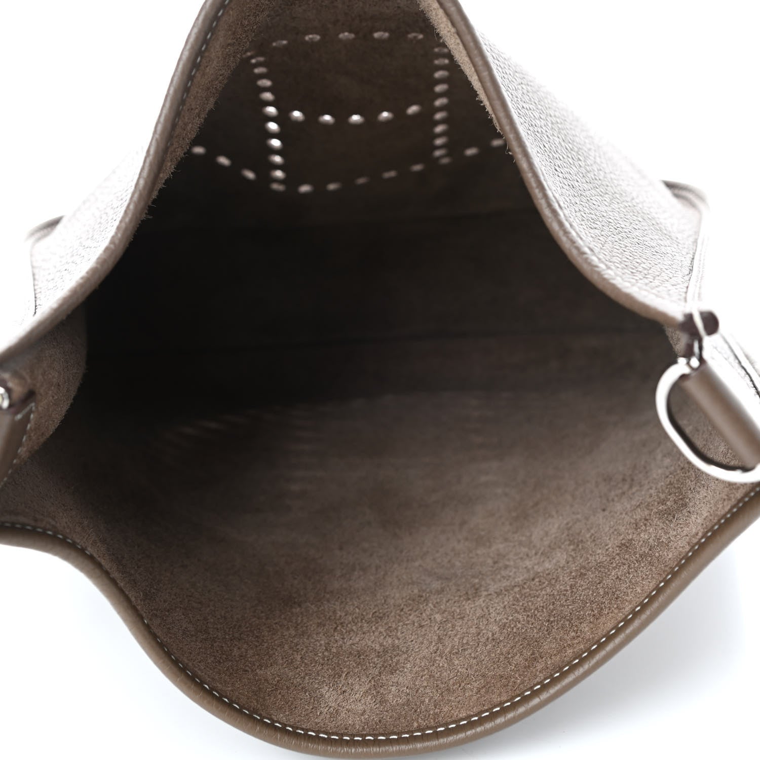 Hermes Taurillon Clemence Evelyne III PM Etoupe 4 of 7