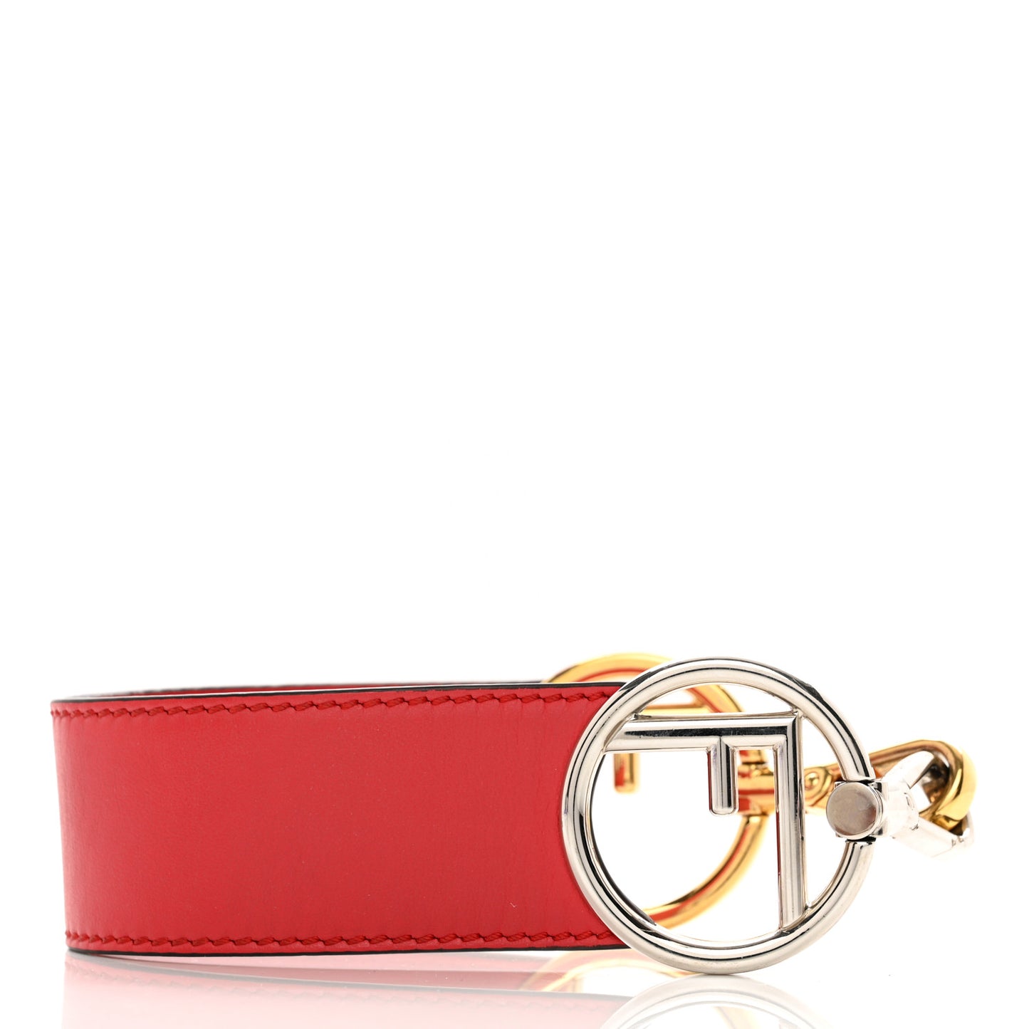 Calfskin F is Fendi Strap You Red