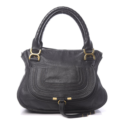 Chloe Calfskin Medium Marcie Satchel Black 1 of 12
