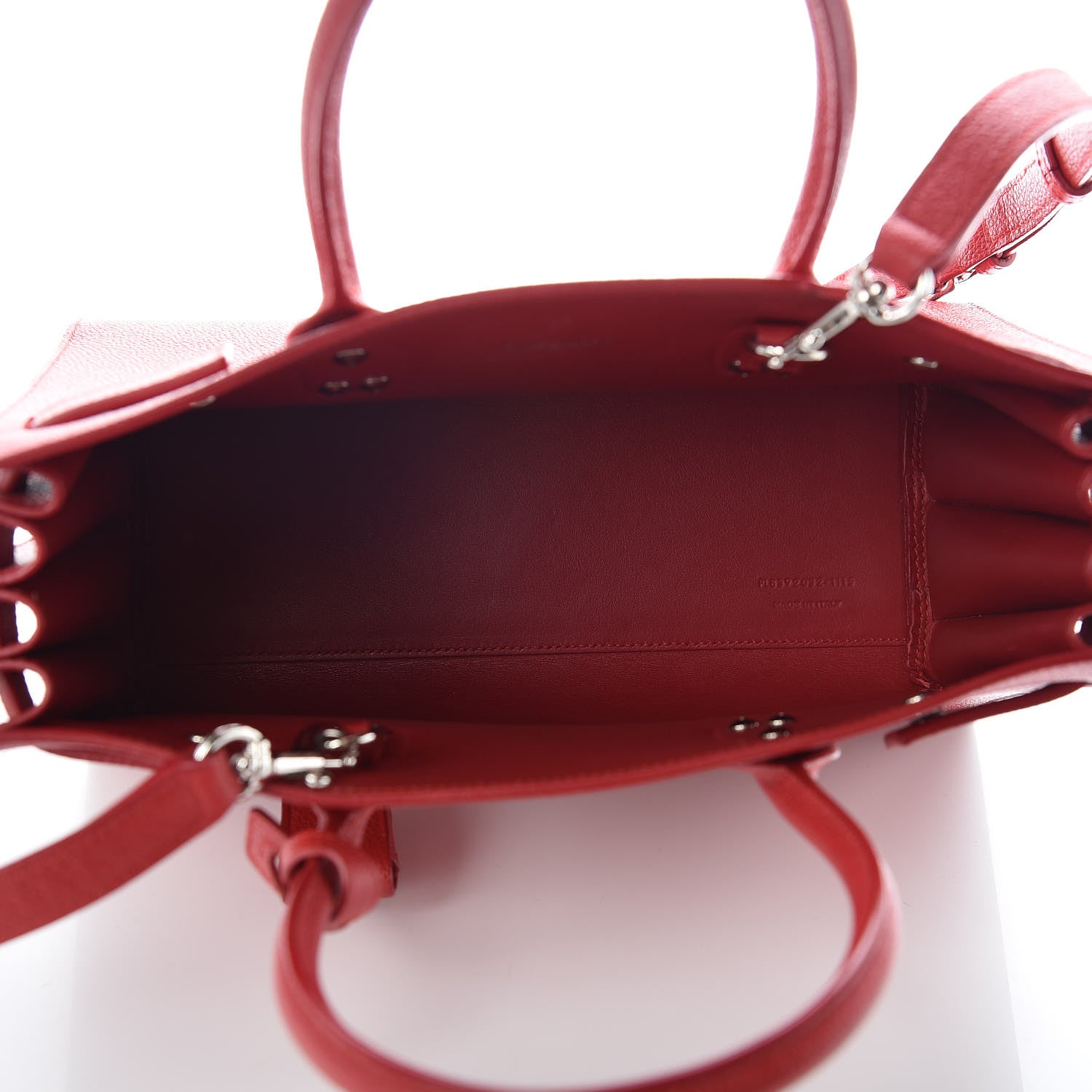 Saint Laurent Grained Calfskin Baby Sac De Jour Red 5 of 9