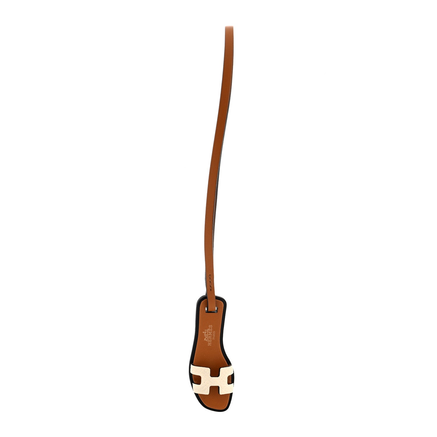 Hermes Epsom Butler Calfskin Hunter Oran Nano Bag Charm Nata 1 of 3