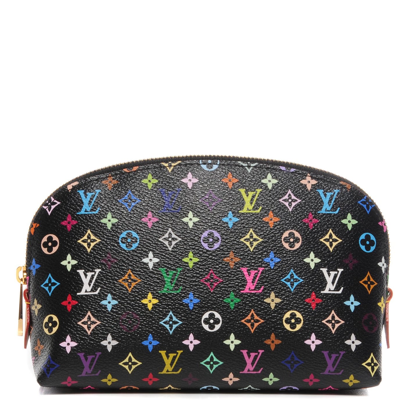 Monogram Multicolor Cosmetic Pouch Black Grenade