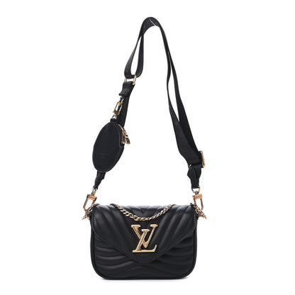 Louis Vuitton Calfskin New Wave Multi Pochette Black 1 of 4