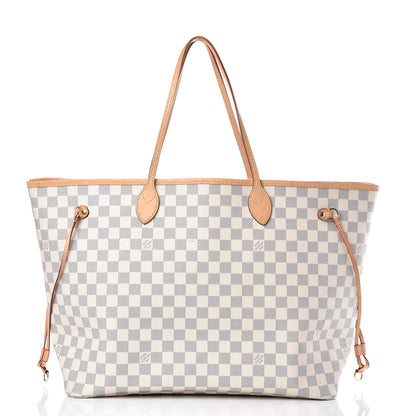 Louis Vuitton Damier Azur Neo Neverfull GM Rose Ballerine 3 of 21