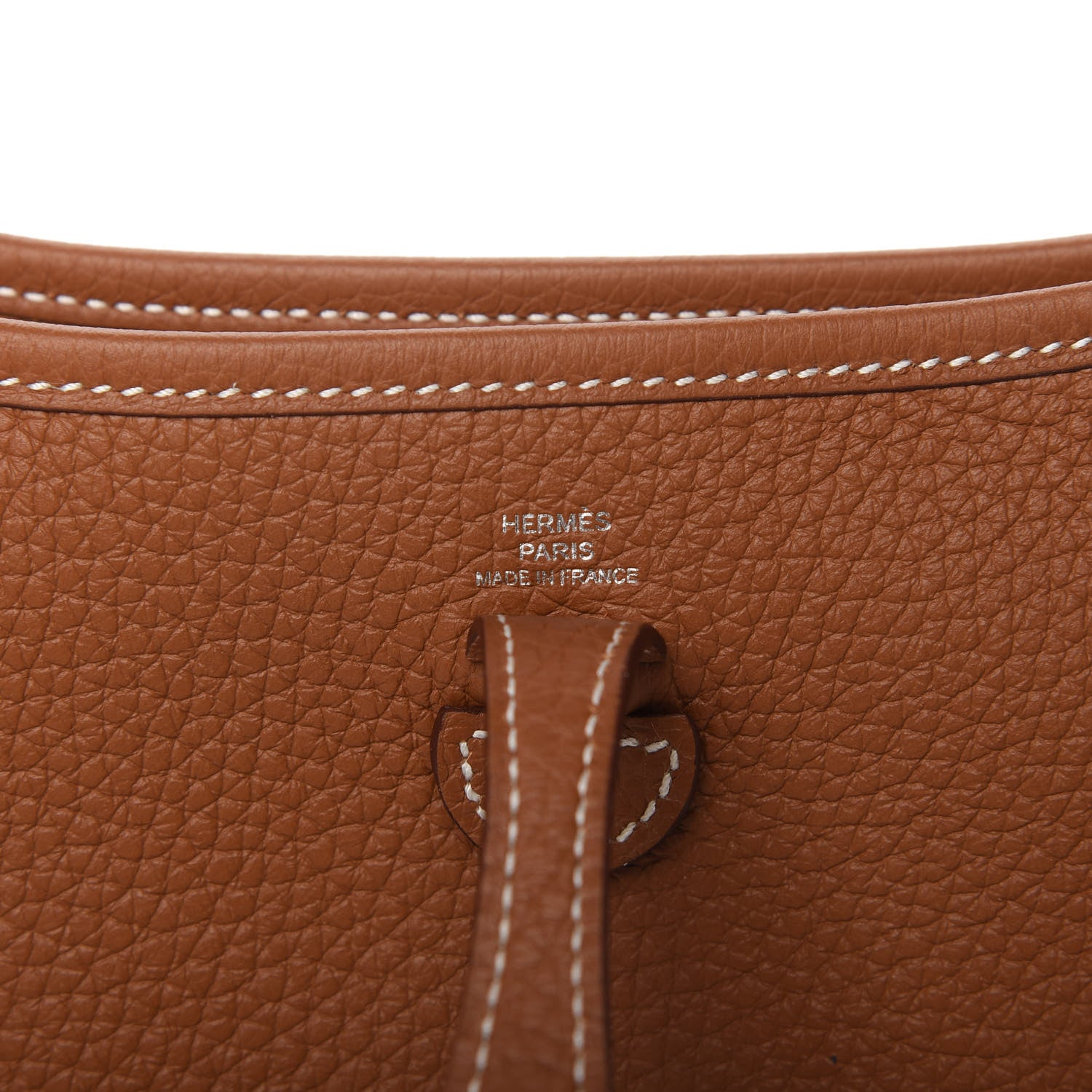 Hermes Taurillon Clemence Evelyne TPM Gold 8 of 9