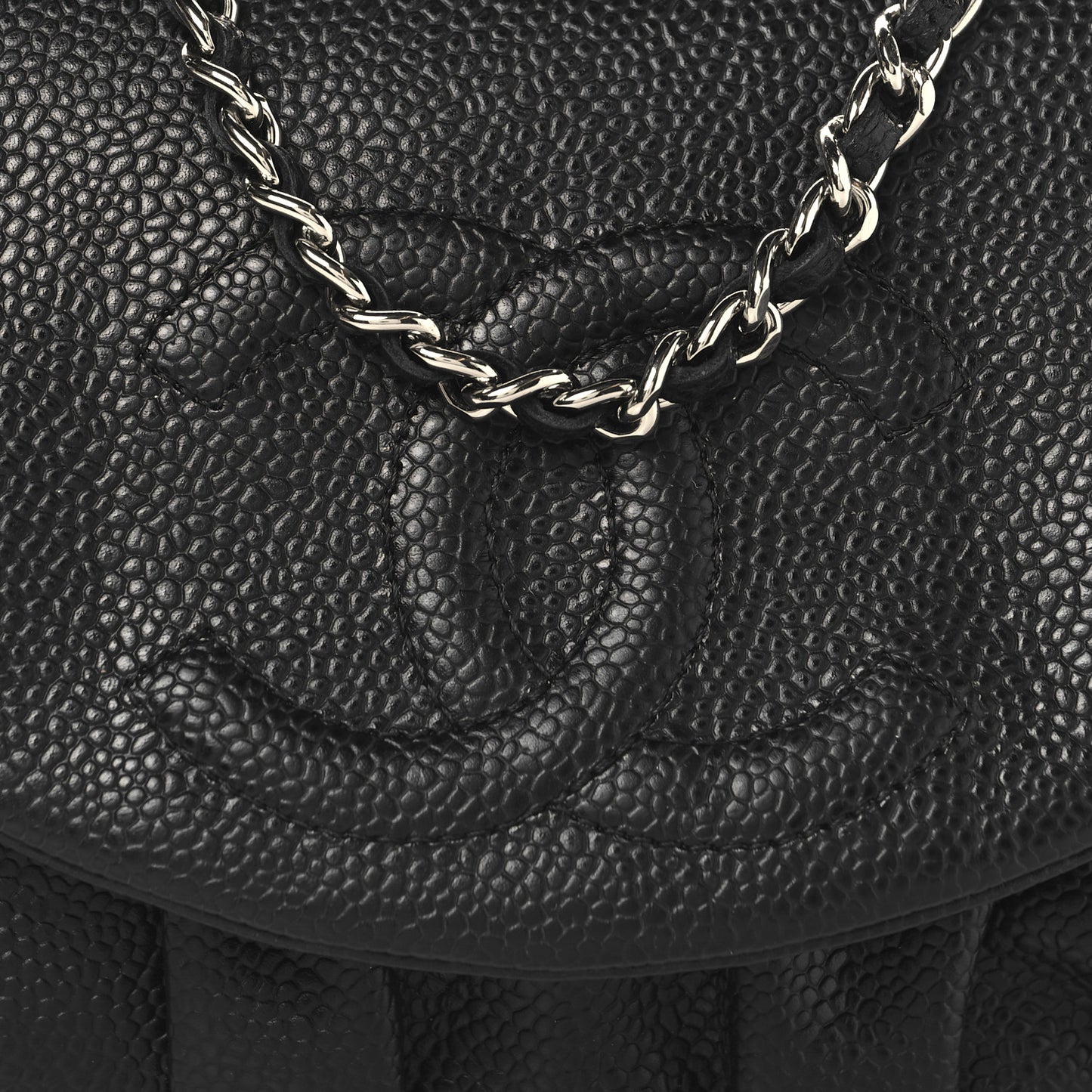 Caviar Half Moon Wallet On Chain WOC Black