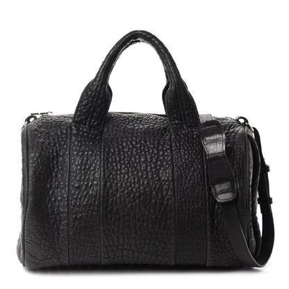 Alexander Wang Pebbled Lambskin Rocco Black Pale Gold Hardware 1 of 11