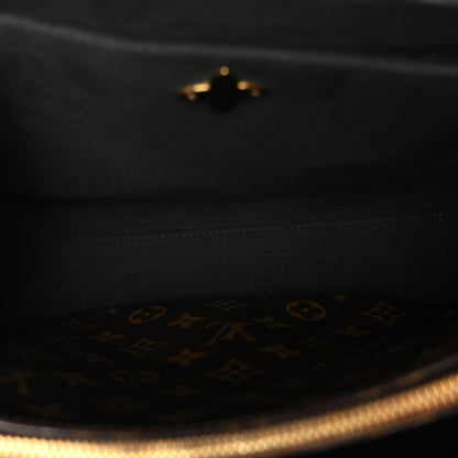 Louis Vuitton Monogram Flower Tote Black 6 of 10