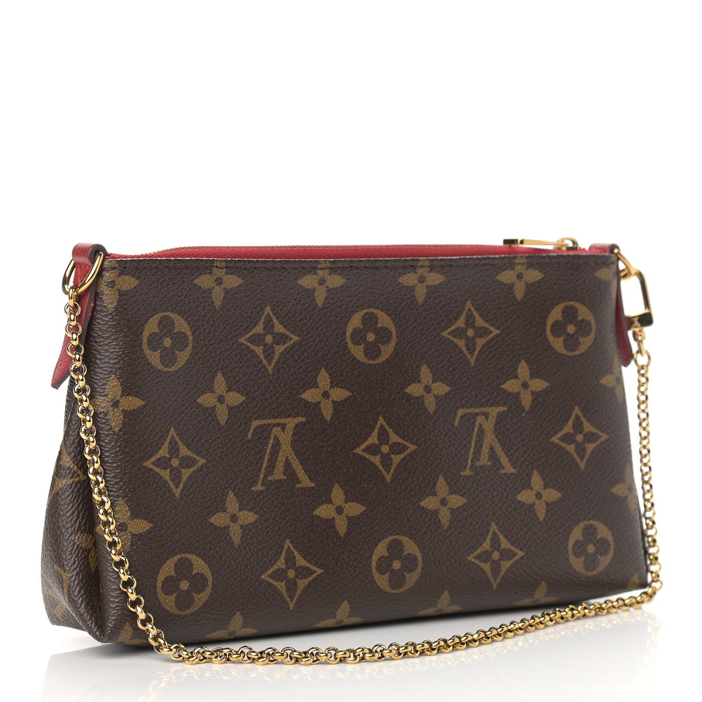 Monogram Pallas Clutch Cherry
