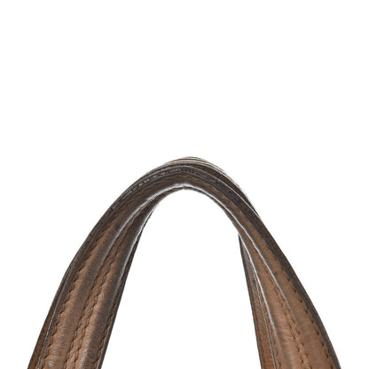 Givenchy Calfskin Ostrich Embossed Medium Nightingale Brown 9 of 18