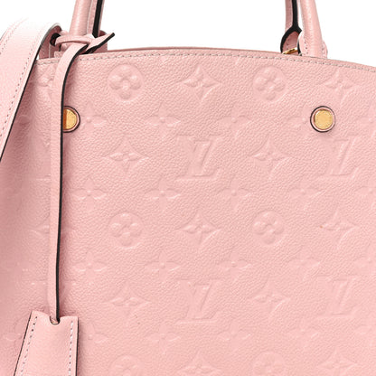 Louis Vuitton Empreinte Montaigne MM Rose Ballerine 7 of 10