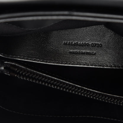 Saint Laurent Calfskin Y Quilted Monogram Small Loulou Chain Satchel Black 10 of 11