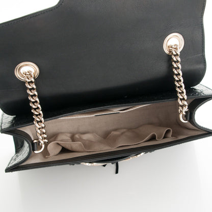 Gucci Guccissima Medium Emily Chain Shoulder Bag Black 5 of 7