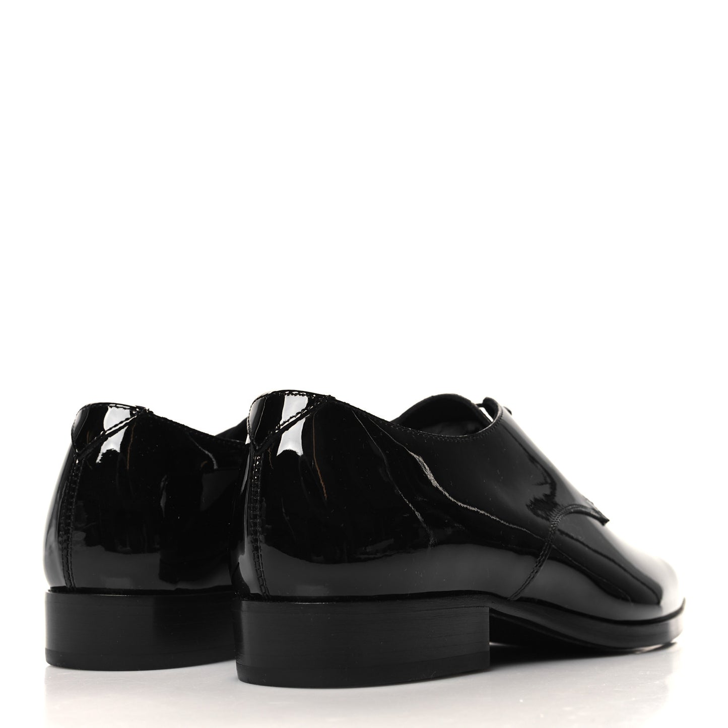 Patent Baltimora Lace Up Derby Shoes 38.5 Black