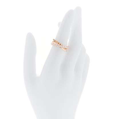 Cartier 18K Pink Gold Diamond Etincelle de Cartier Semi Paved Ring 52 6 2 of 5