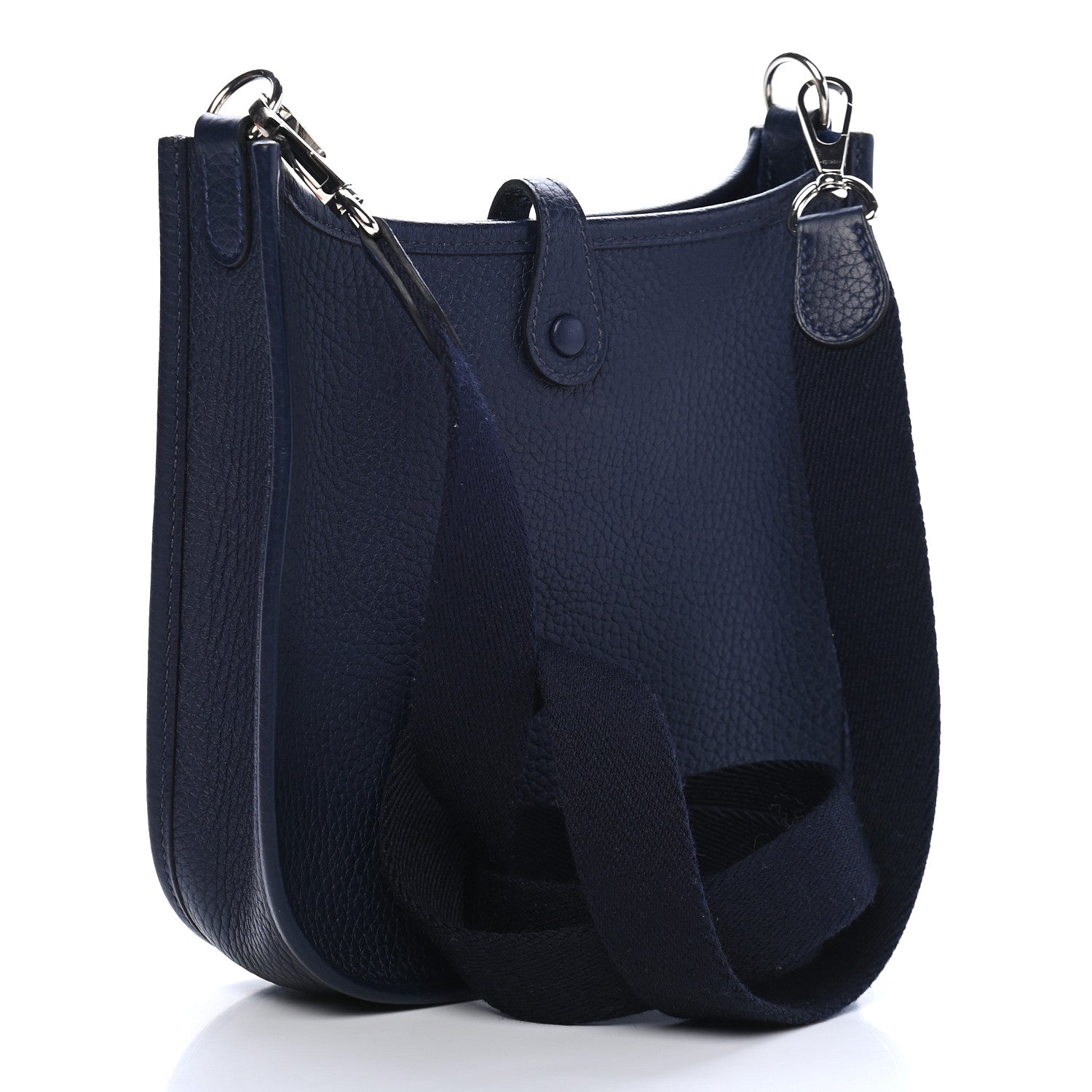 Hermes Taurillon Clemence Evelyne TPM Bleu Nuit 3 of 10