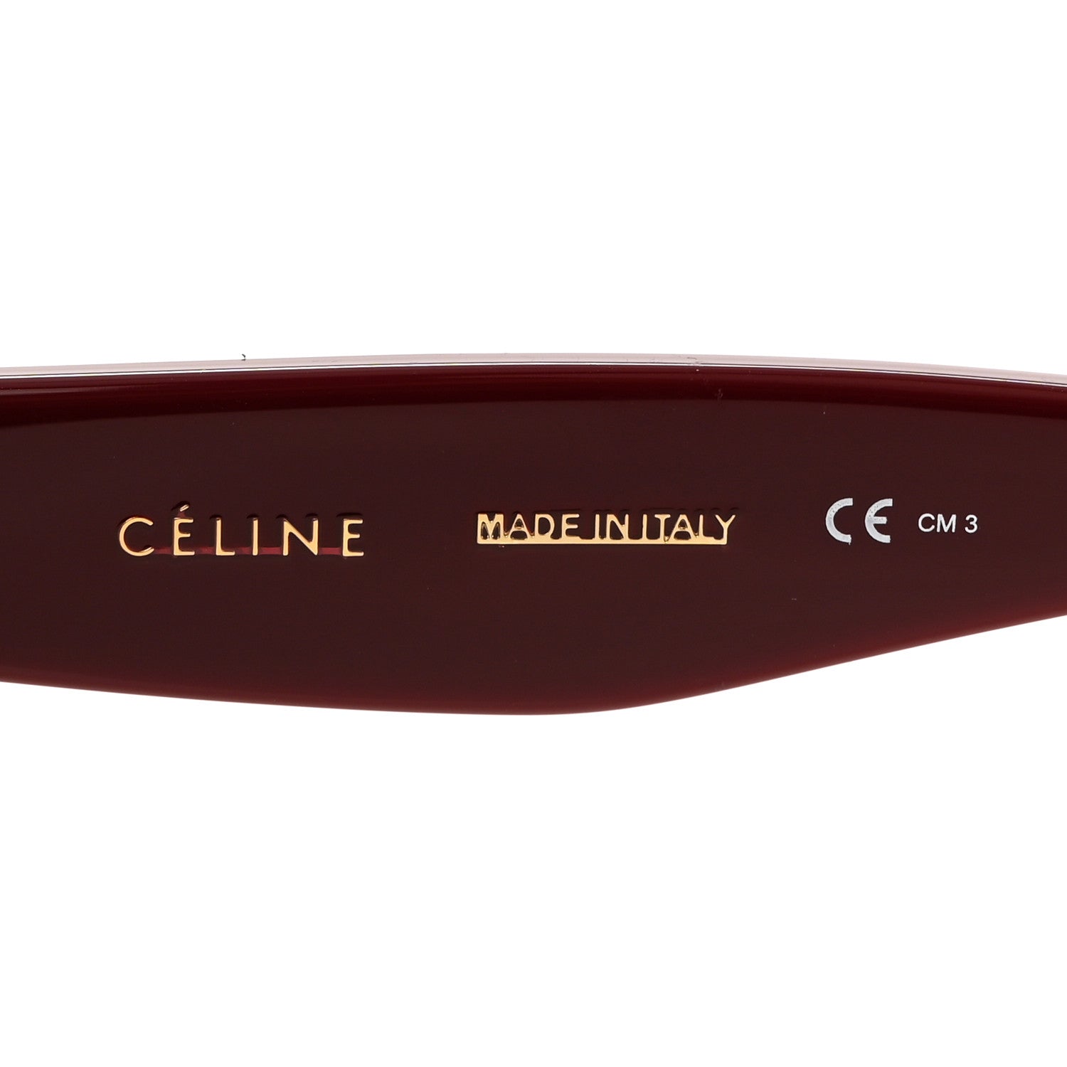 Celine Catherine Sunglasses CL 41098/F/S Burgundy Havana 5 of 7