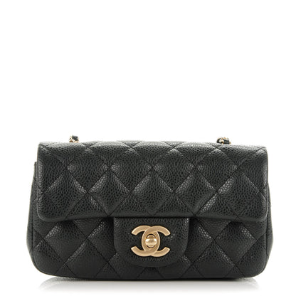 Chanel Caviar Quilted Extra Mini Flap Black 1 of 8