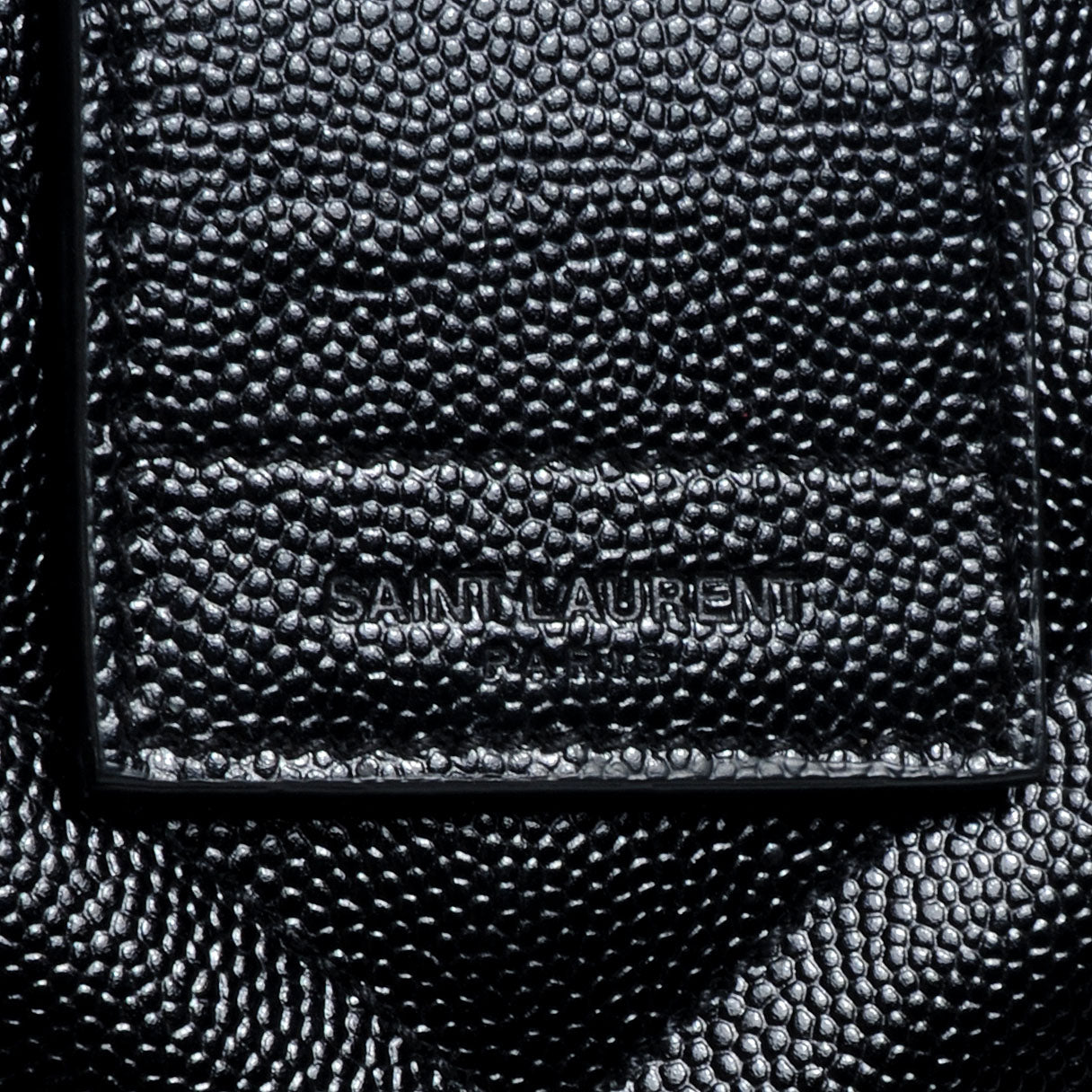Saint Laurent Matelasse Chevron Monogram Shopping Bag Black 7 of 10