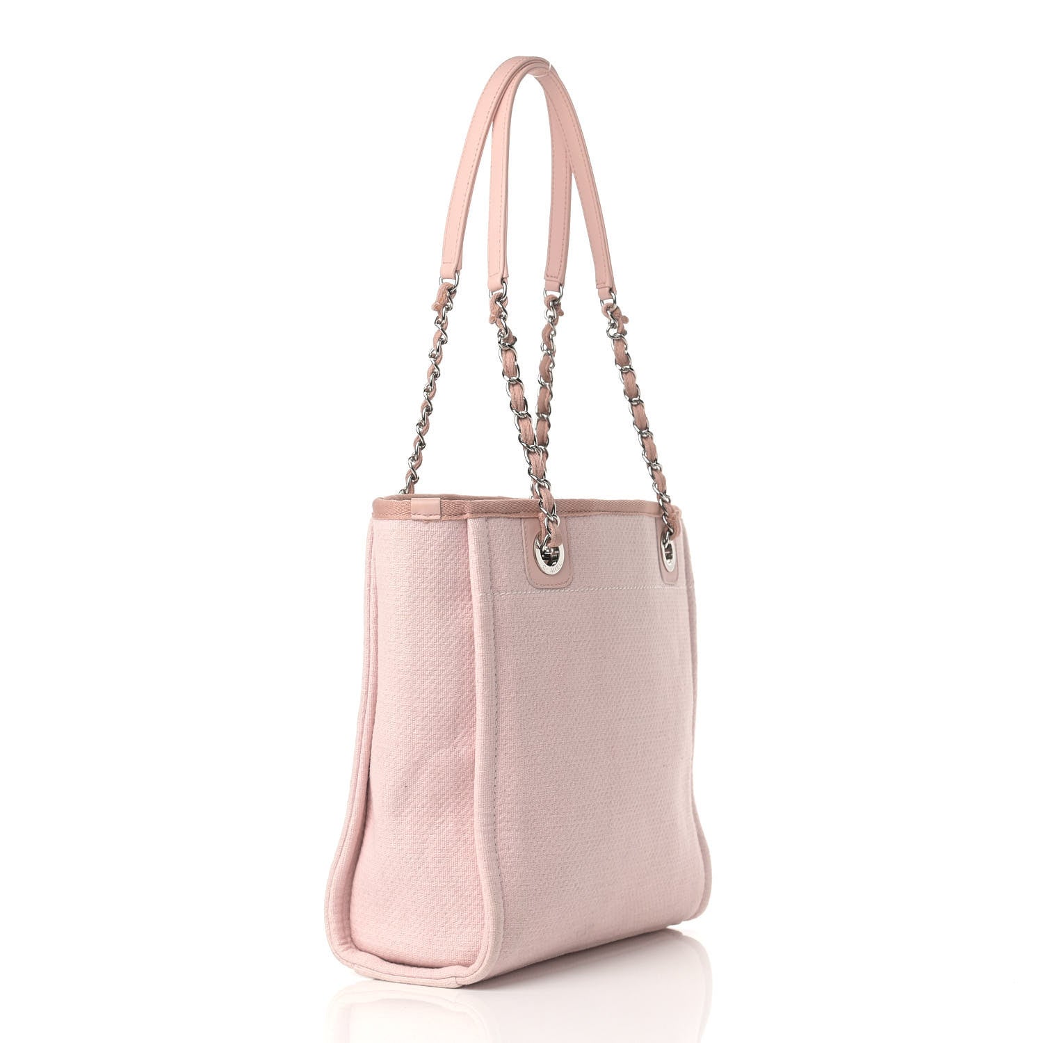 Chanel Canvas Mini Deauville Tote Pink 3 of 12