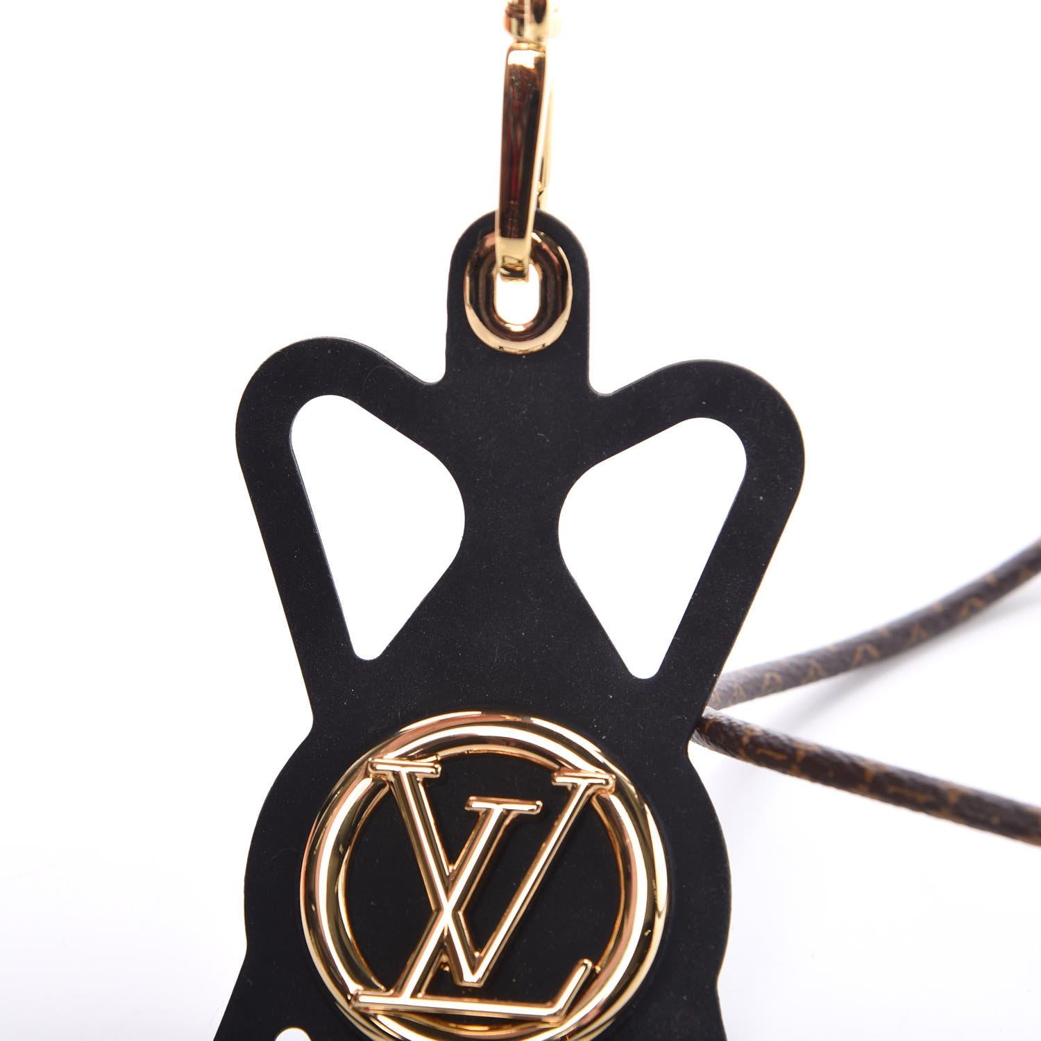 Louis Vuitton Monogram Silicone Louise Phone Holder Black 5 of 9