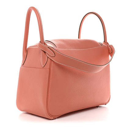 Hermes Taurillon Clemence Lindy 30 Crevette 3 of 10