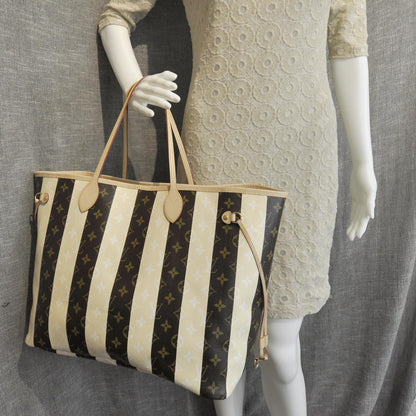 Louis Vuitton Monogram Rayures Neverfull GM 3 of 7