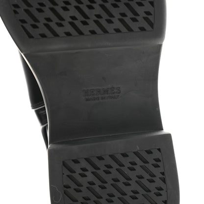 Hermes Calfskin Veo Ankle Boots 35 Black 7 of 9