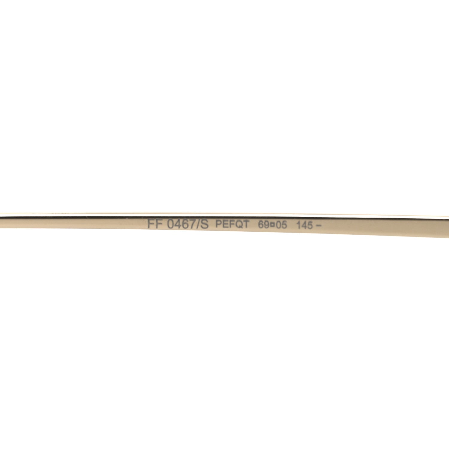 Fendi Sunglasses FF 0467/S Gold Peach 6 of 7