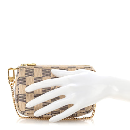 Louis Vuitton Damier Azur Mini Pochette Accessories 2 of 8