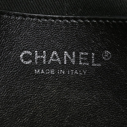 Chanel Patent Quilted Maxi Just Mademoiselle Bowling Bag Black 9 of 13
