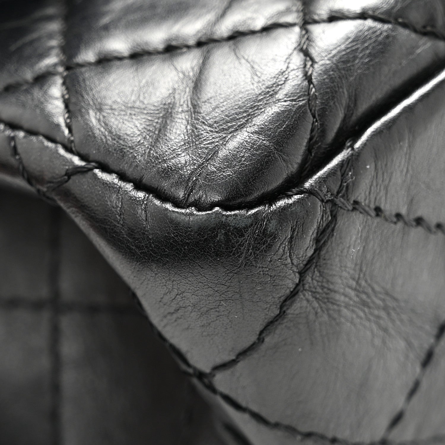 Chanel Aged Calfskin Quilted 2.55 Reissue 226 Flap Black 11 of 13