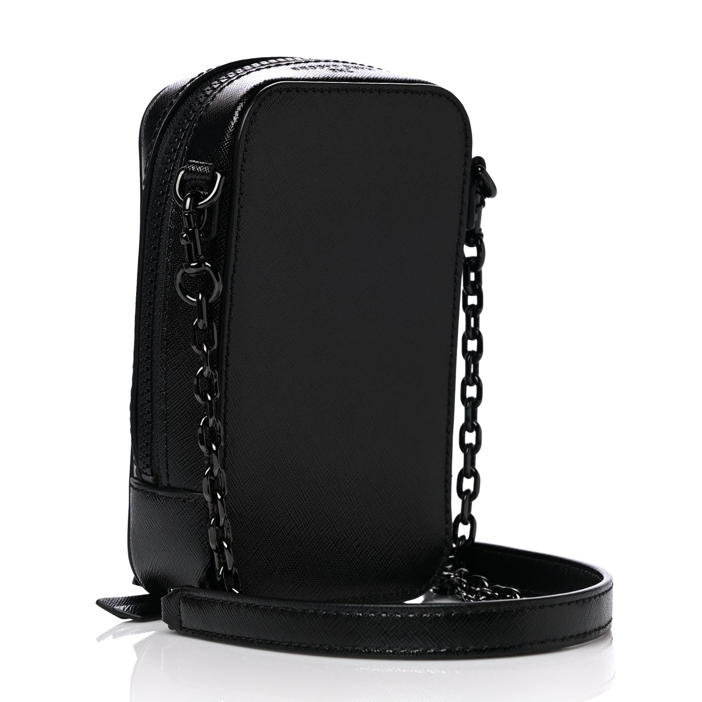 Saffiano The Hot Shot Crossbody Black