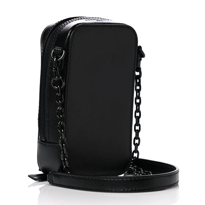 Marc Jacobs Saffiano The Hot Shot Crossbody Black 2 of 9