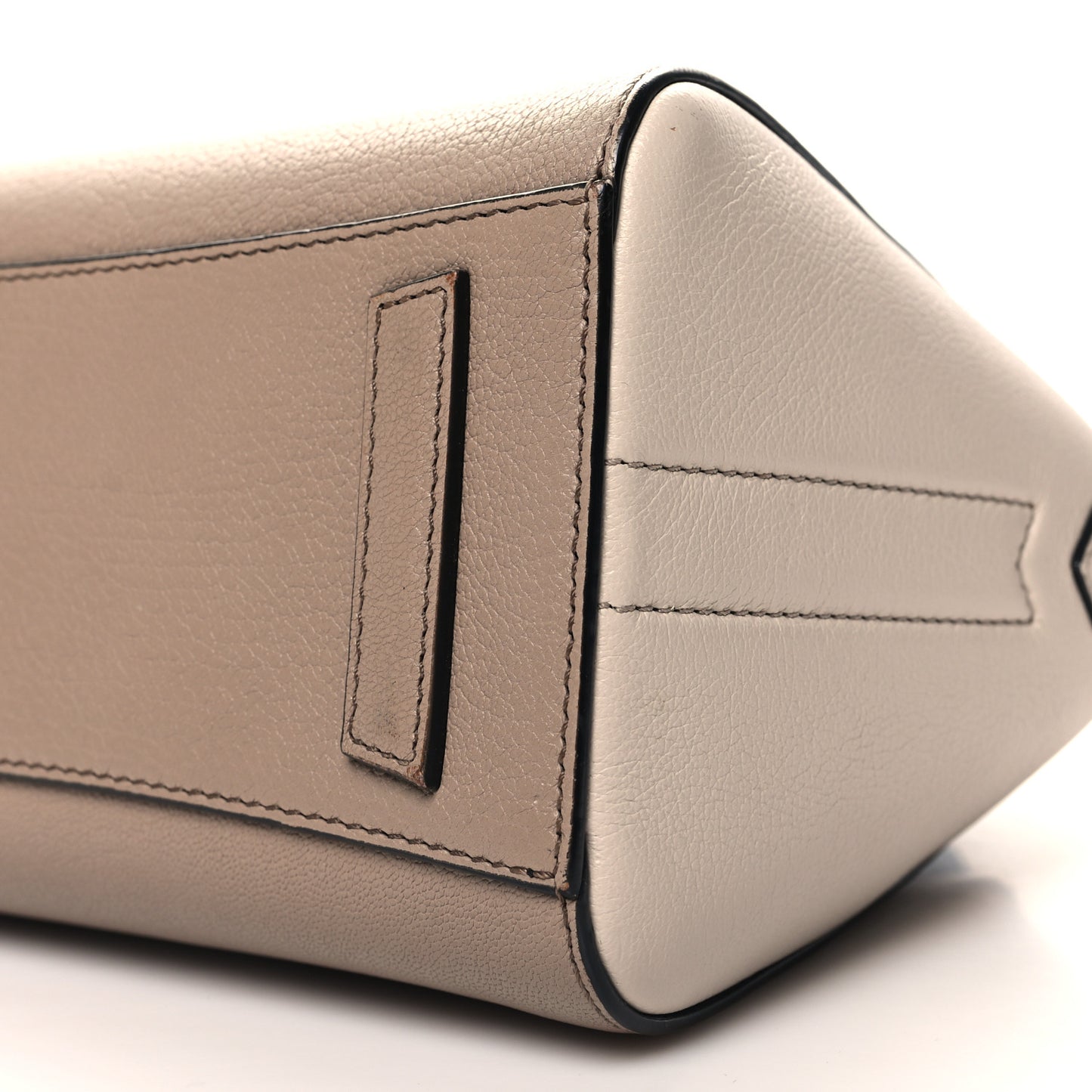 Sugar Goatskin Mini Tri-Color Antigona Linen