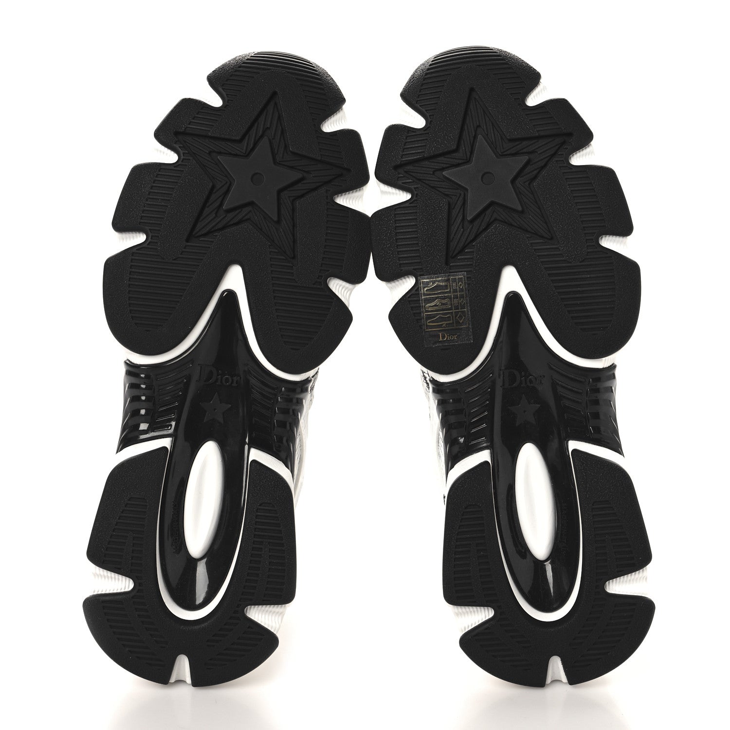 新品 ChristianDior chrono スニーカー ホワイトブラック Christian Dior Technical Mesh Dior Chrono Sneakers 37 White
